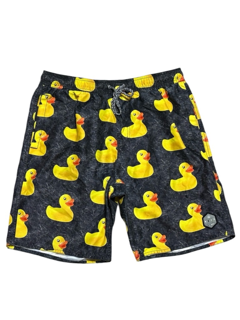 NEFF Rubber duck swim board shorts size Medium